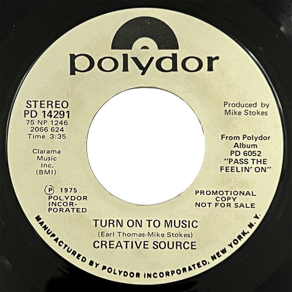 Creative Source - Pass The Feelin On
