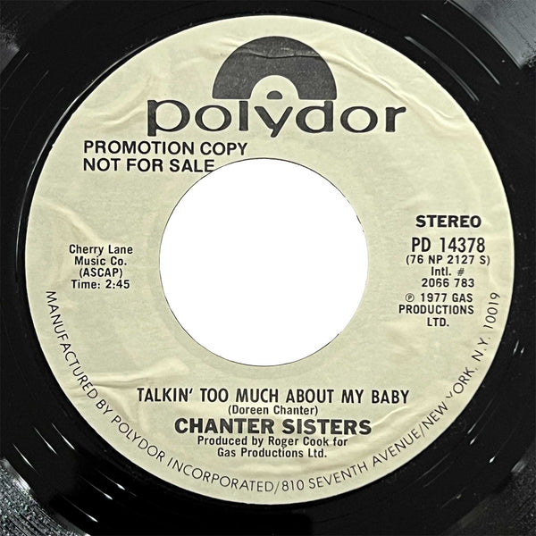 Chanter Sisters - Talkin Too Much About My Baby