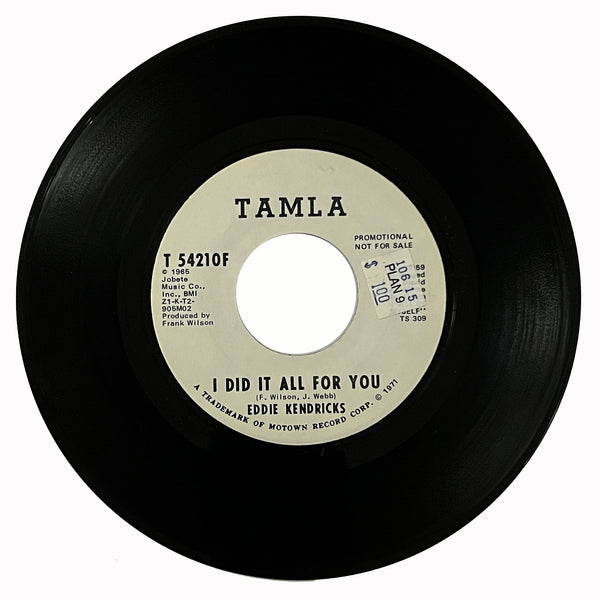 Eddie Kendricks - I Did It All For You (promo)