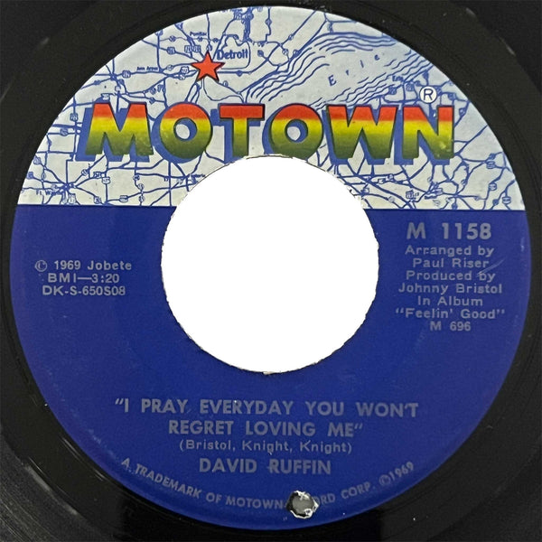 David Ruffin - I Pray Everyday You Won't Regret Loving Me