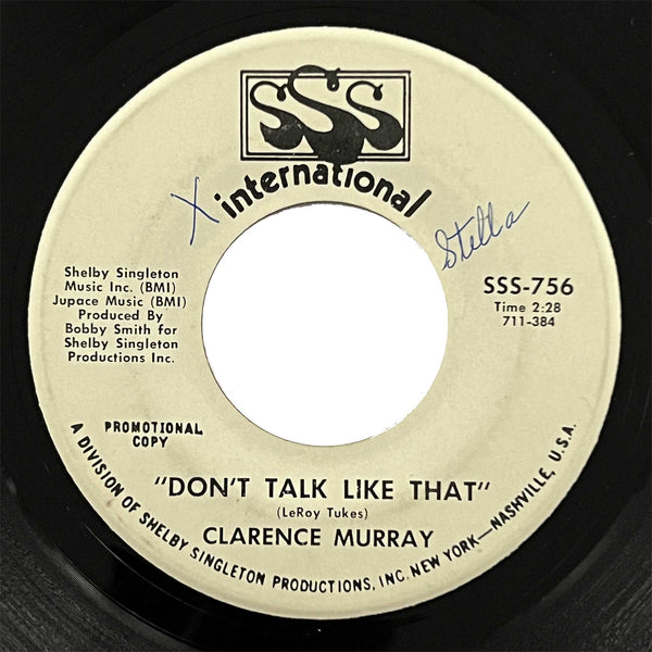 Clarence Murray - Don't Talk Like That
