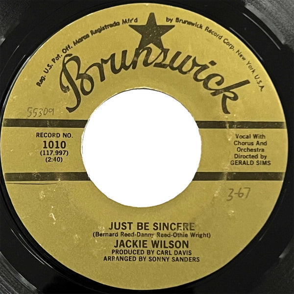 Jackie Wilson - I Don't Want To Lose You / Just Be Sincere