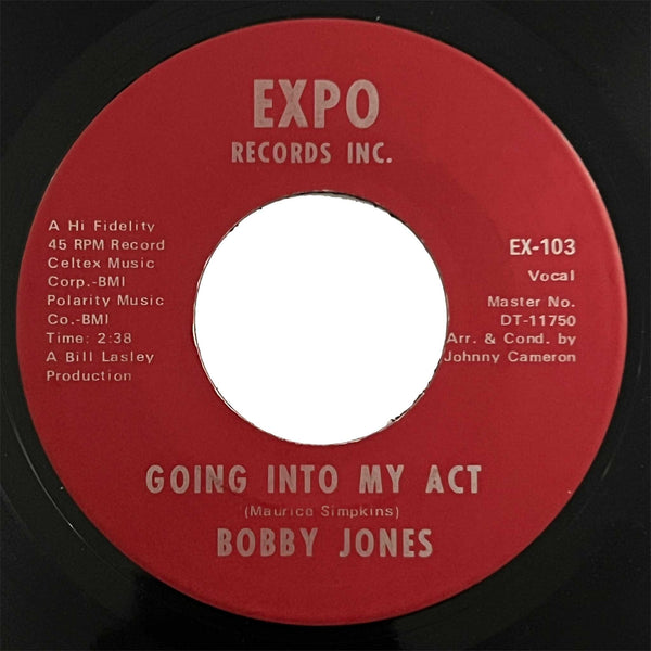 Bobby Jones - Going Into My Act