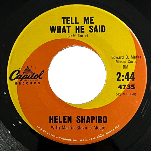 Helen Shapiro - Tell Me What He Said