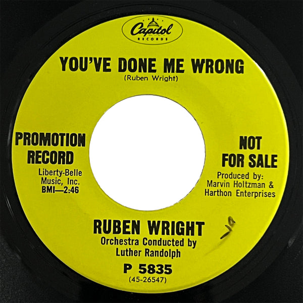 Ruben Wright - You've Done Me Wrong