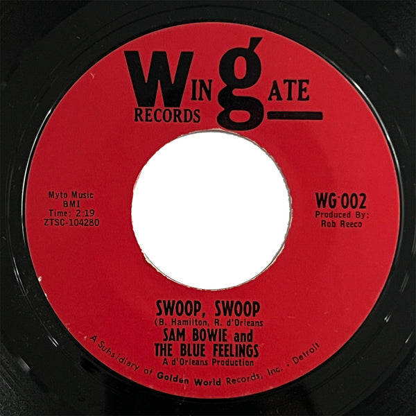 Sam Bowie and The Blue Feelings - (Think Of) The Times We Had Together