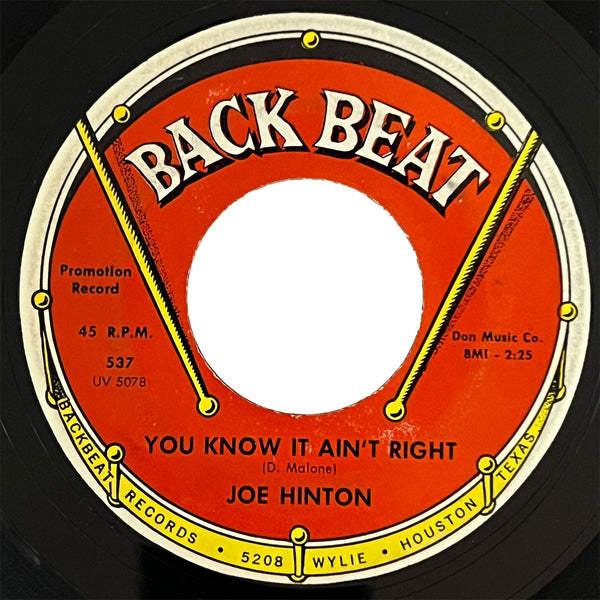 Joe Hinton - You Know It Ain't Right