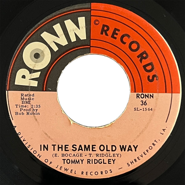 Tommy Ridgley - In The Same Old Way