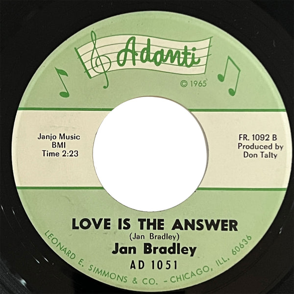 Jan Bradley - Love Is The Answer