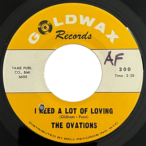 Ovations - I Need A Lot Of Loving
