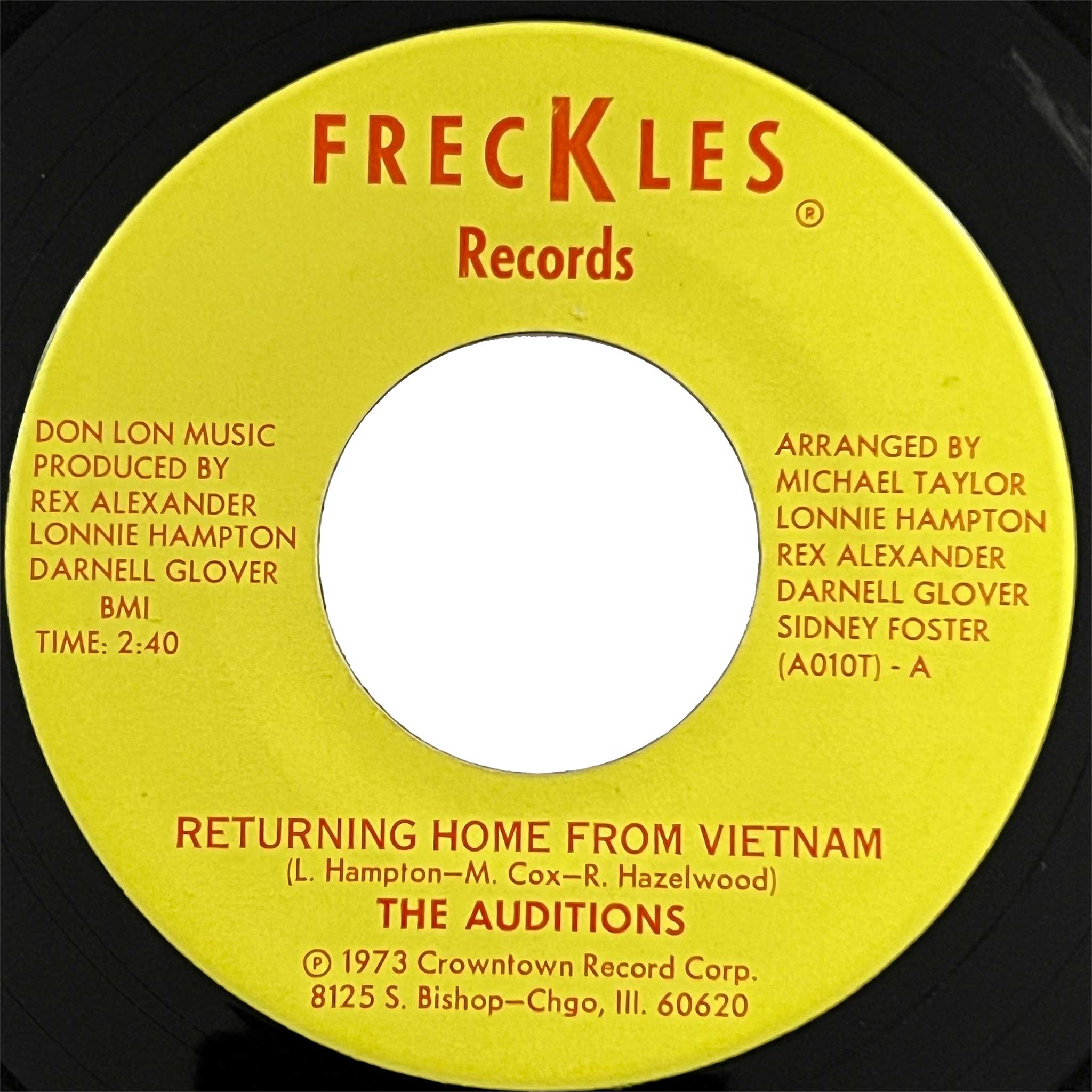 Auditions - Returning Home From Vietnam