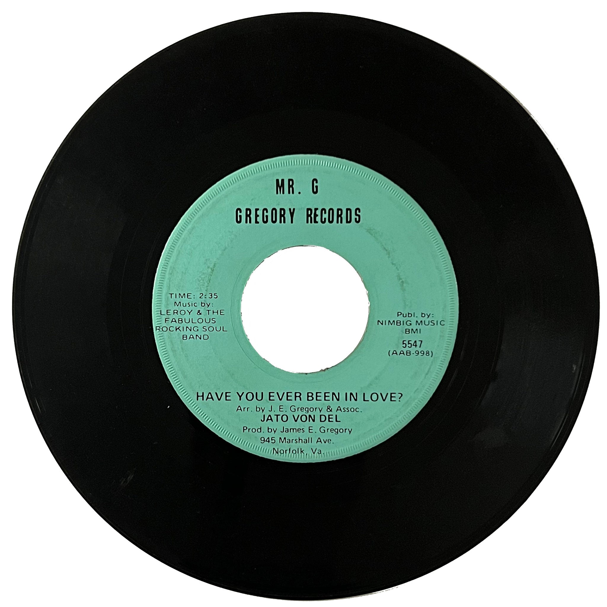 Jato Von Del - Have You Ever Been In Love