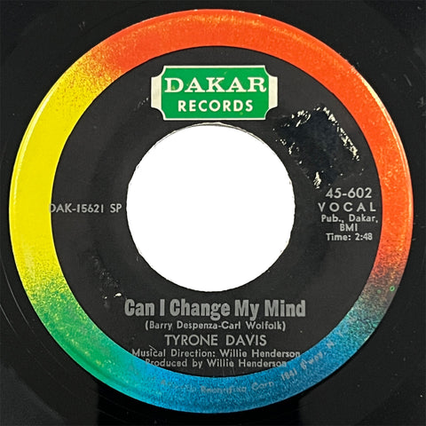 Tyrone Davis - Can I Change My Mind