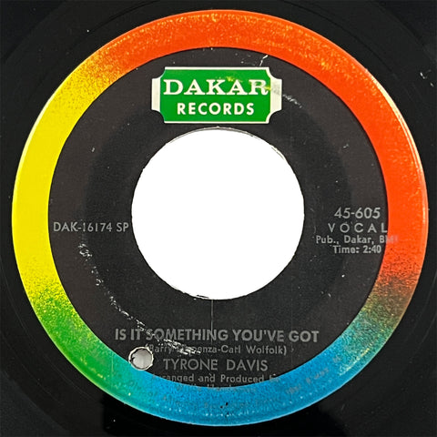 Tyrone Davis - Is It Something You've Got (EX)
