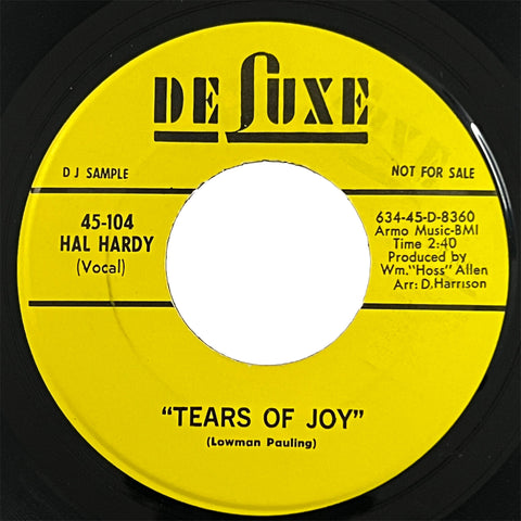 Hal Hardy - Tears Of Joy (promo)