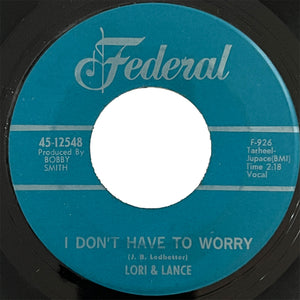 Lori and Lance - I Don't Have To Worry