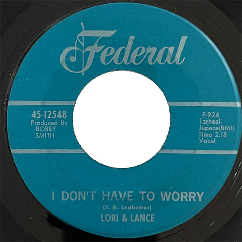 Lori and Lance - I Don't Have To Worry
