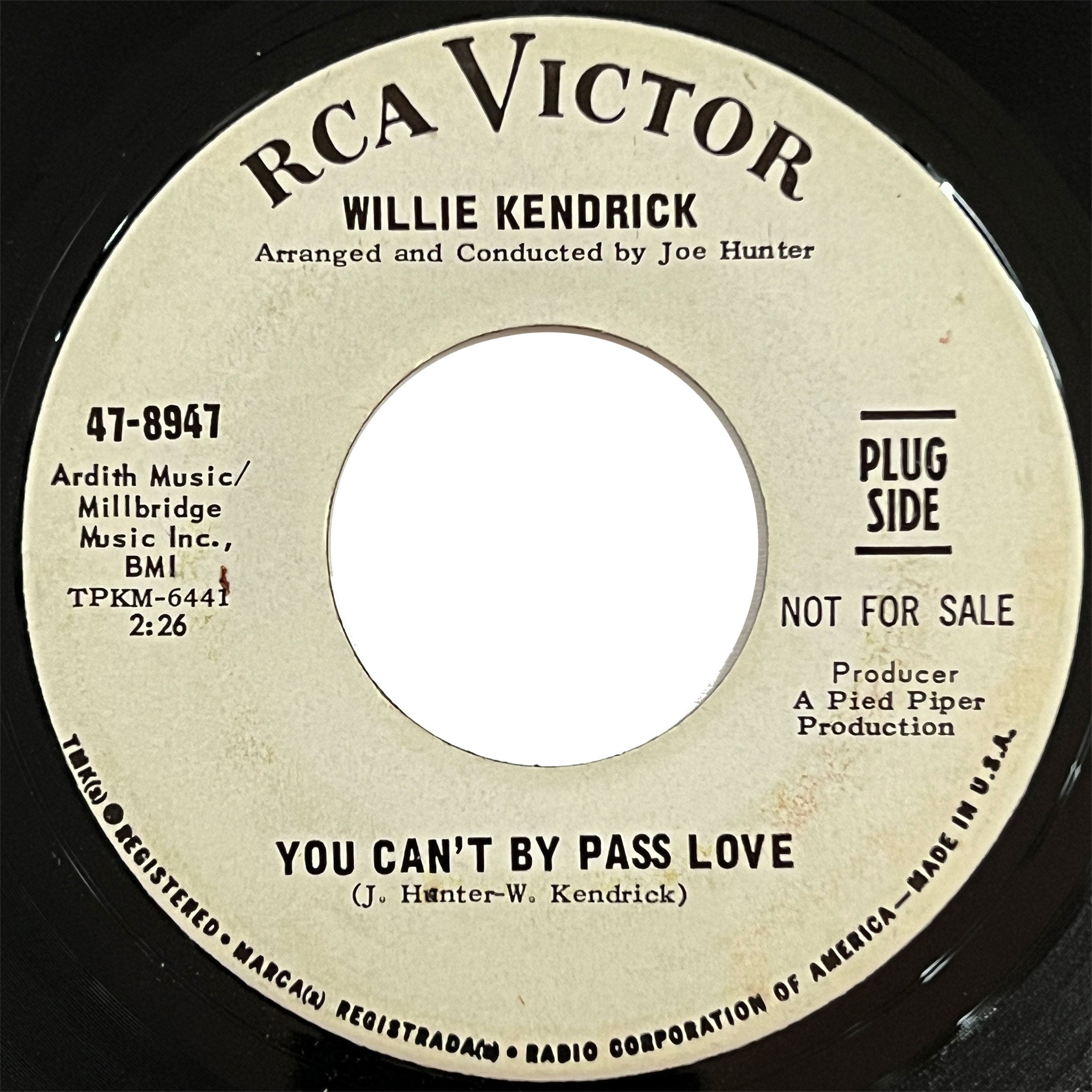 Willie Kendrick - You Can't By Pass Love