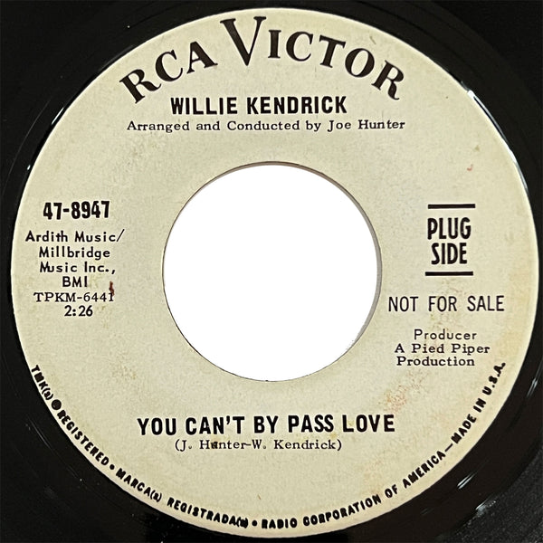 Willie Kendrick - You Can't By Pass Love