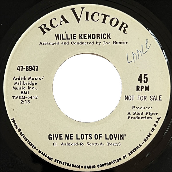 Willie Kendrick - You Can't By Pass Love