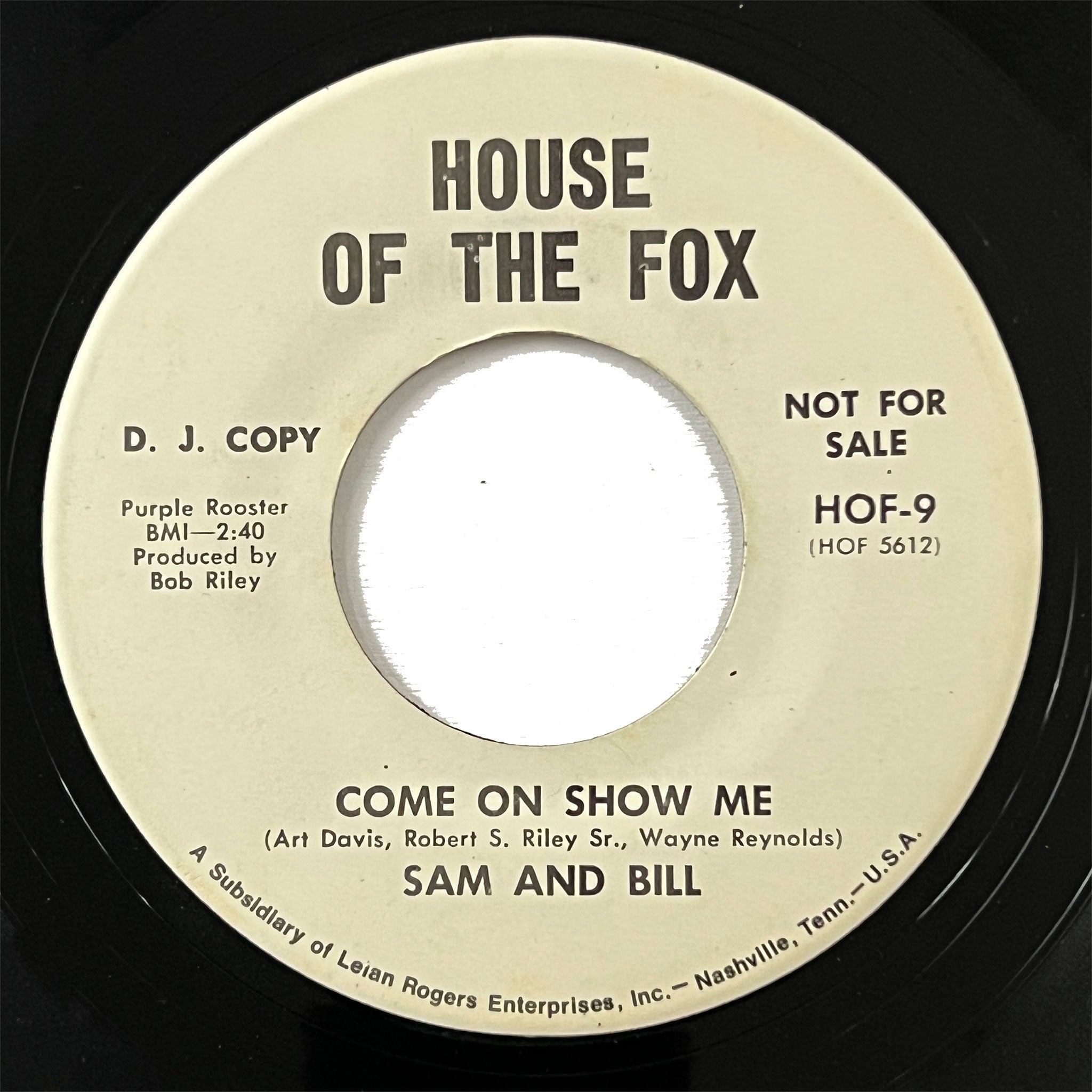 Sam and Bill - Come On Show Me (promo)