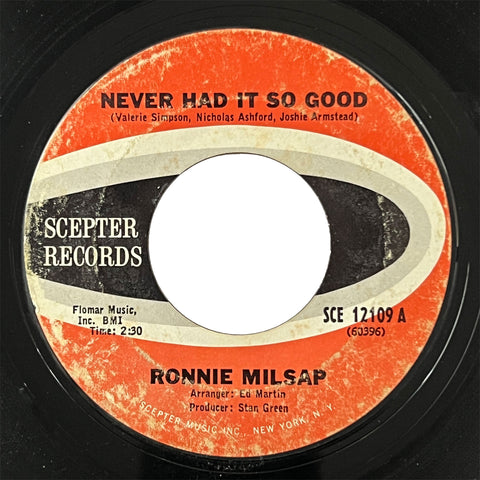 Ronnie Milsap - Never Had It So Good