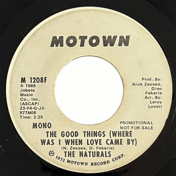 Naturals - The Good Things (Where Was I) (promo)