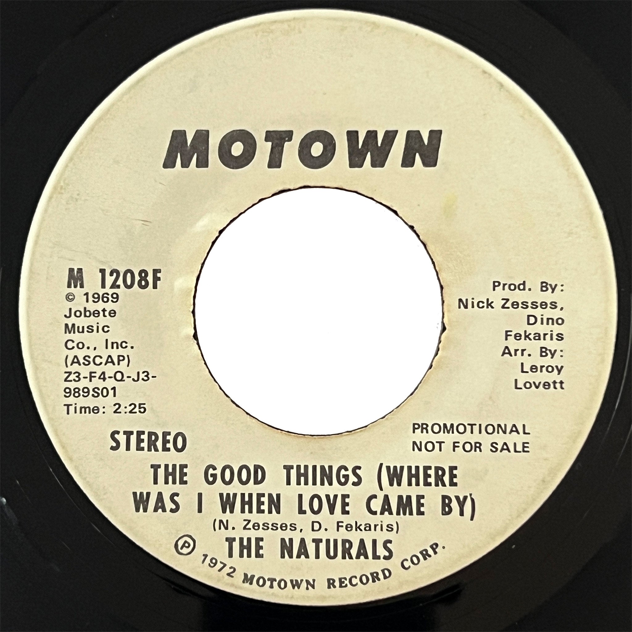Naturals - The Good Things (Where Was I) (promo)