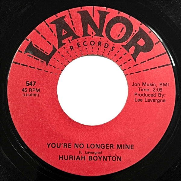 Huriah Boynton - You Went Back On What You Said