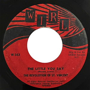 Revolution of St. Vincents - The Little You Say