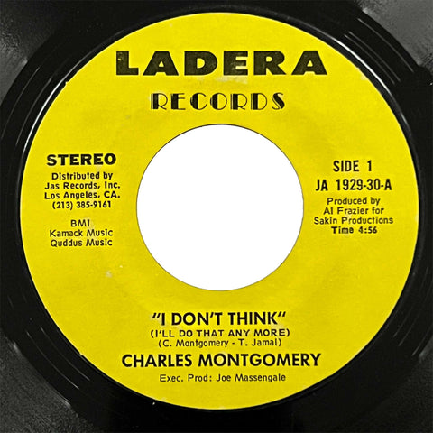 Charles Montgomery - I Don't Think