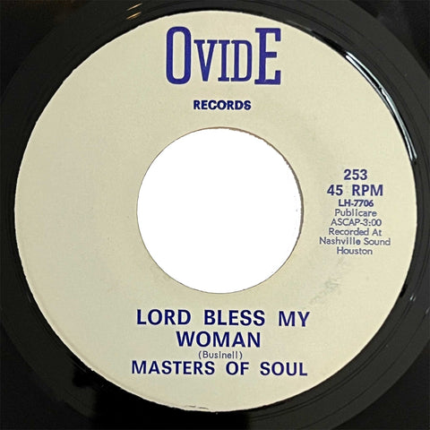 Masters of Soul - Lord Bless My Woman (white label)