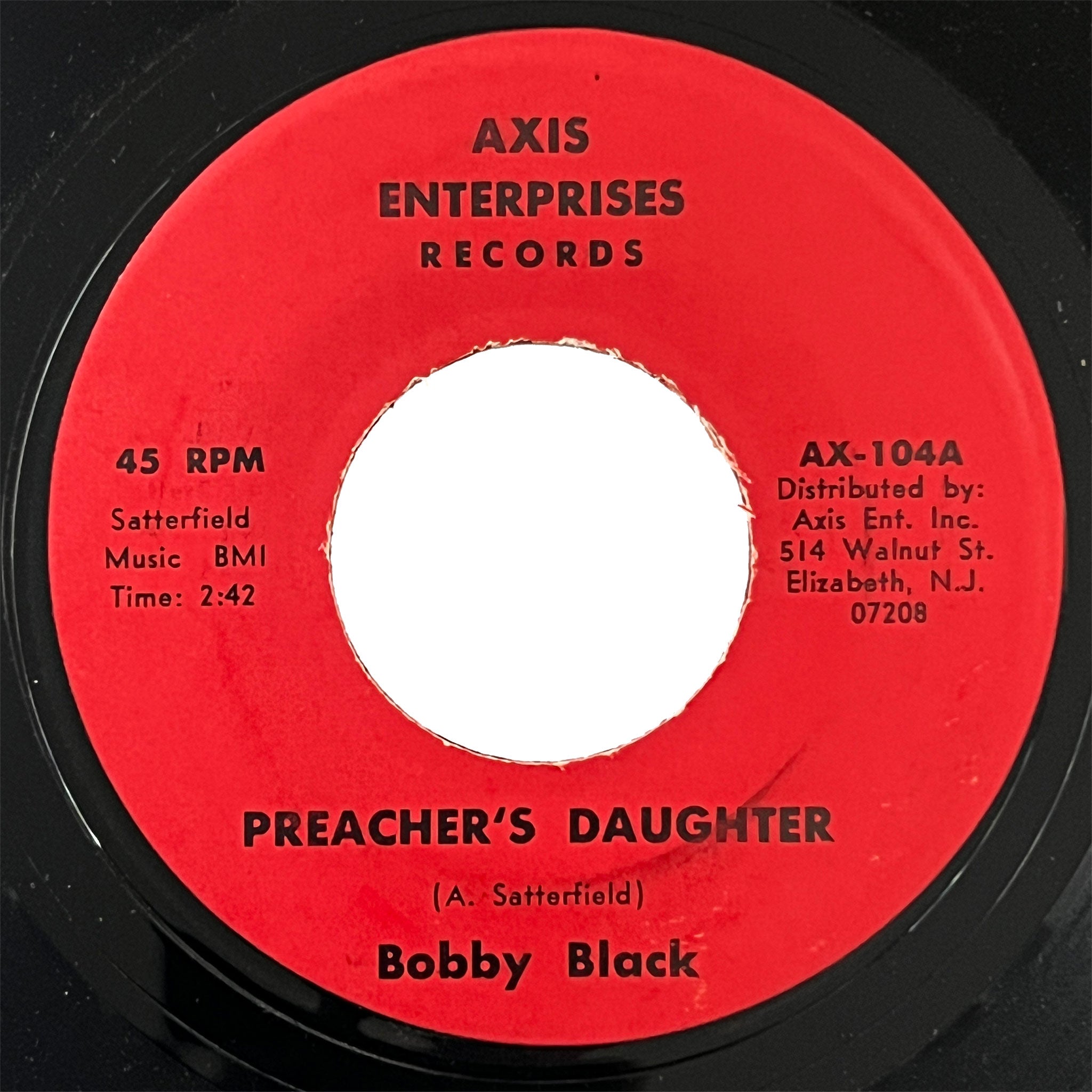 Bobby Black - Preachers Daughter