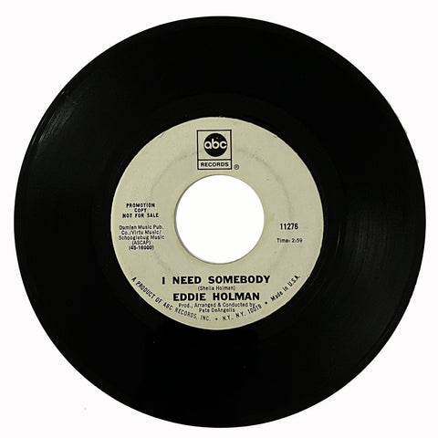 Eddie Holman - I Need Somebody (promo)