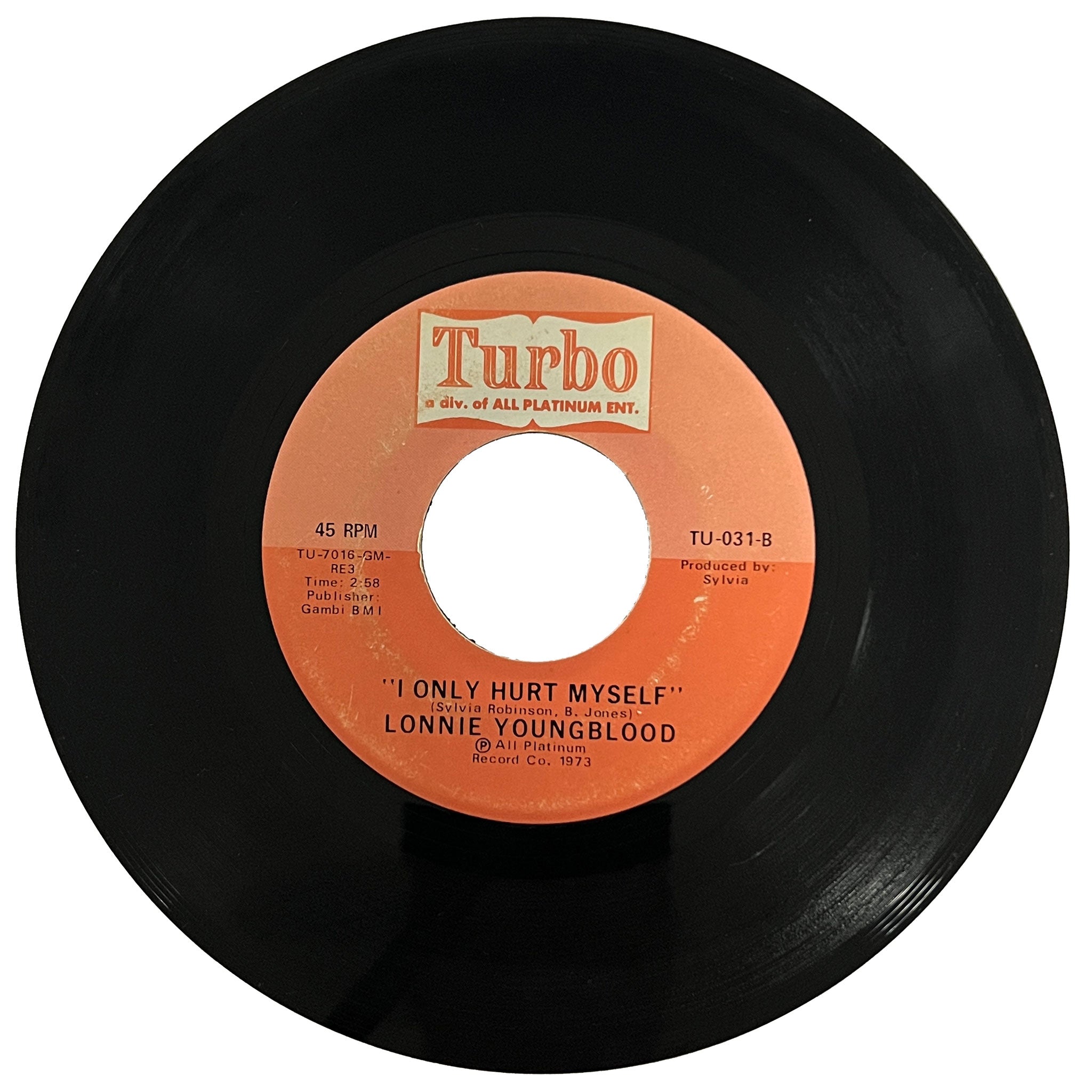 Lonnie Youngblood - I Only Hurt Myself