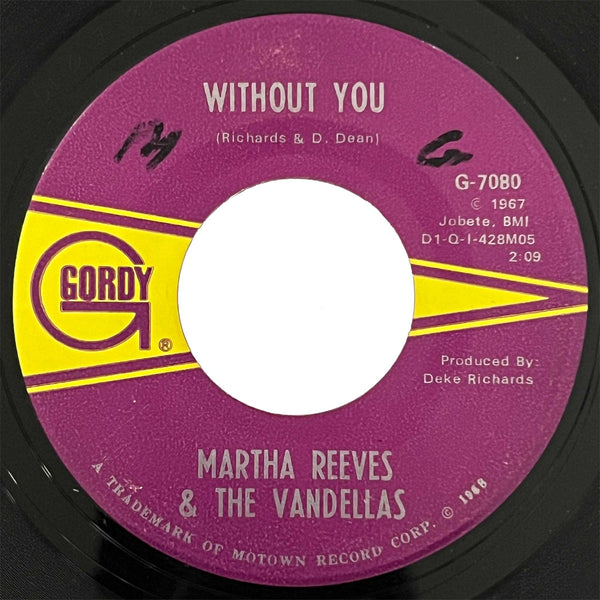 Martha Reeves and Vandellas - Without You