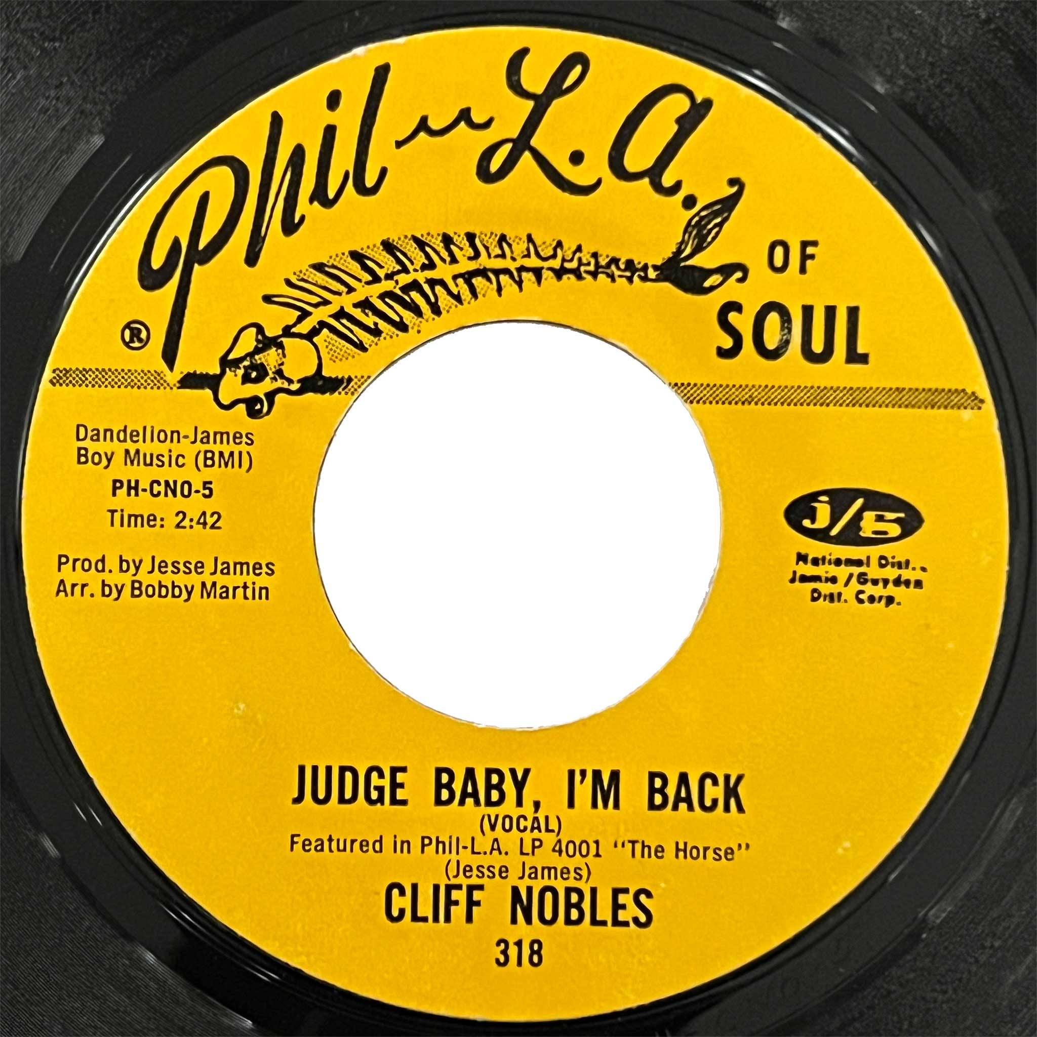 Cliff Nobles - Judge Baby, Im Back