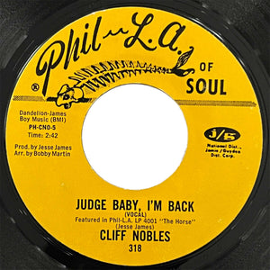 Cliff Nobles - Judge Baby, Im Back