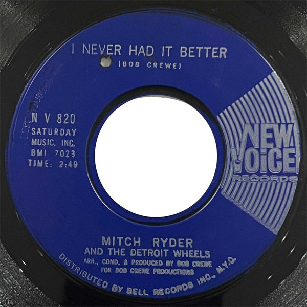 Mitch Ryder - Sock It To Me (with Pic Sleeve)