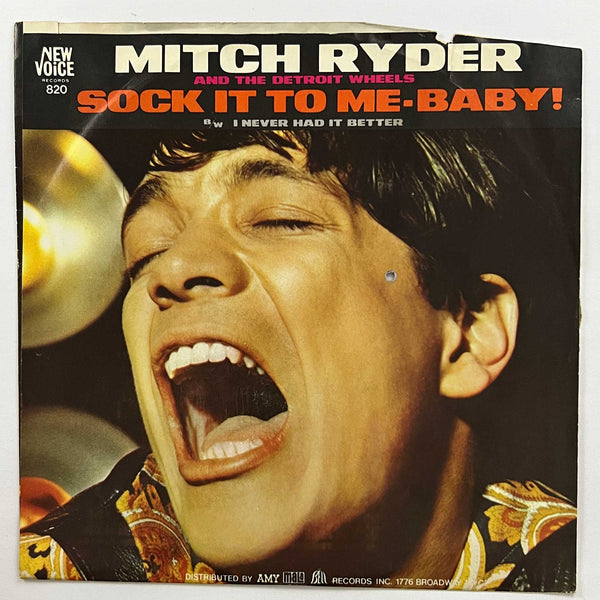 Mitch Ryder - Sock It To Me (with Pic Sleeve)