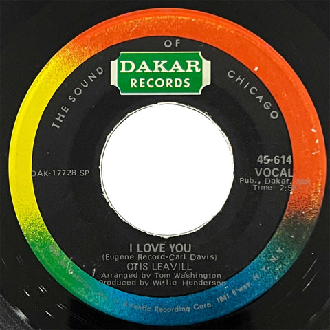 Otis Leavill - I Love You
