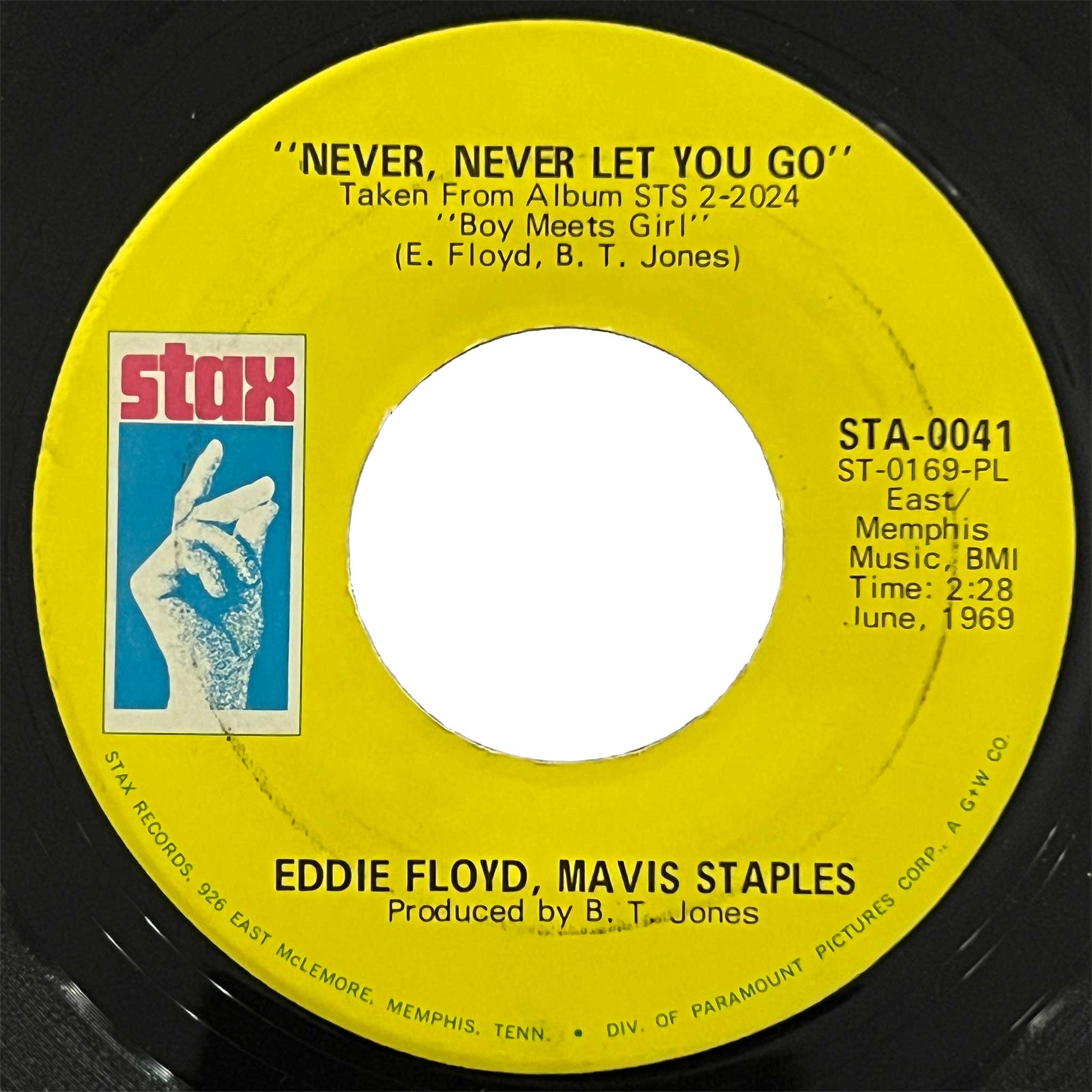 Eddie Floyd and Mavis Staples - Never, Never Let You Go