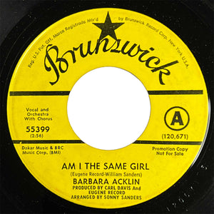 Barbara Acklin - Am I The Same Girl (promo)