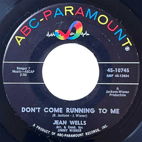 Jean Wells - Don't Come Running To Me