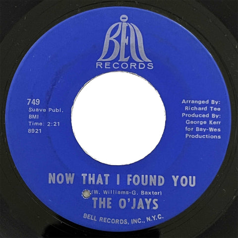 O'Jays - Now That I Found You