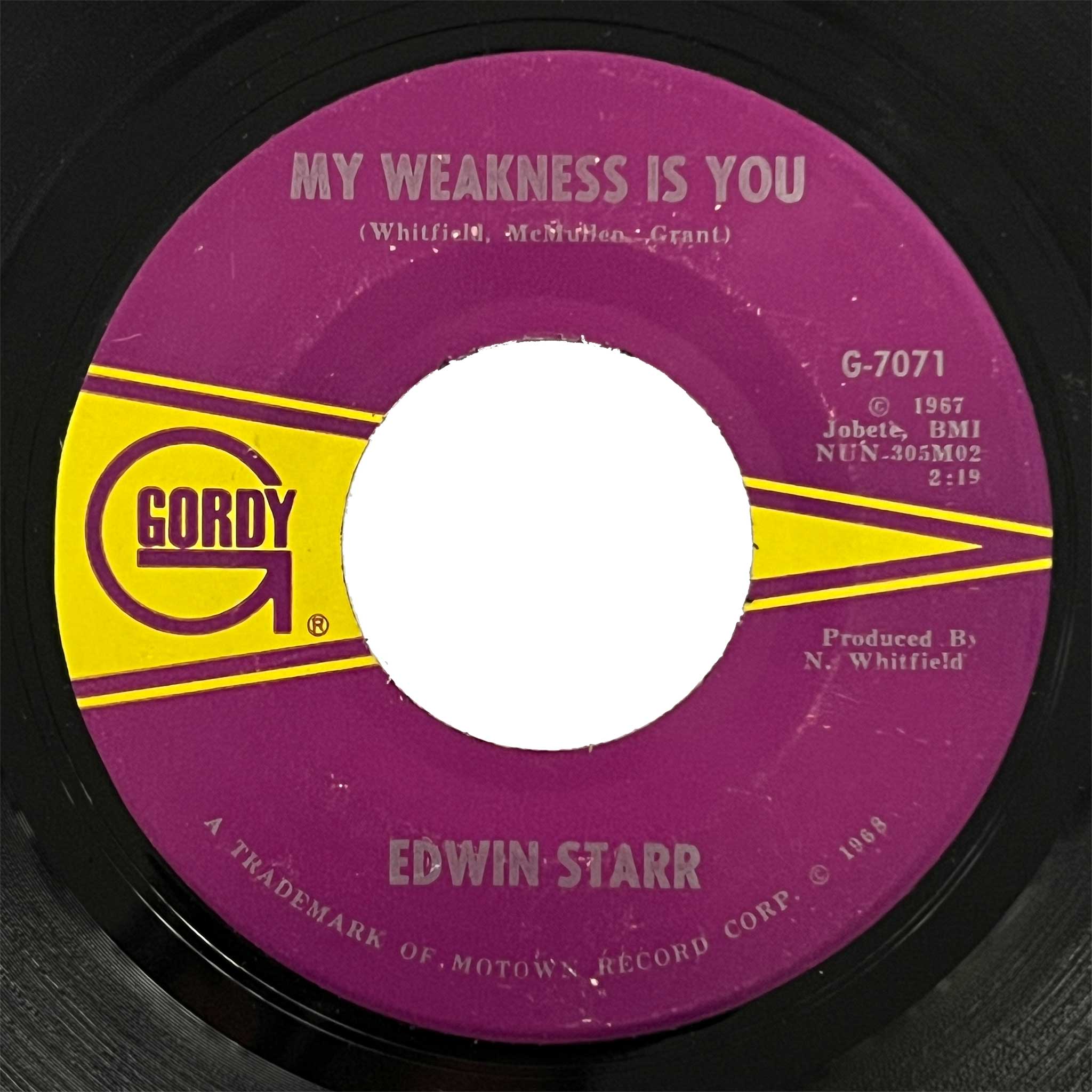 Edwin Starr - My Weakness Is You