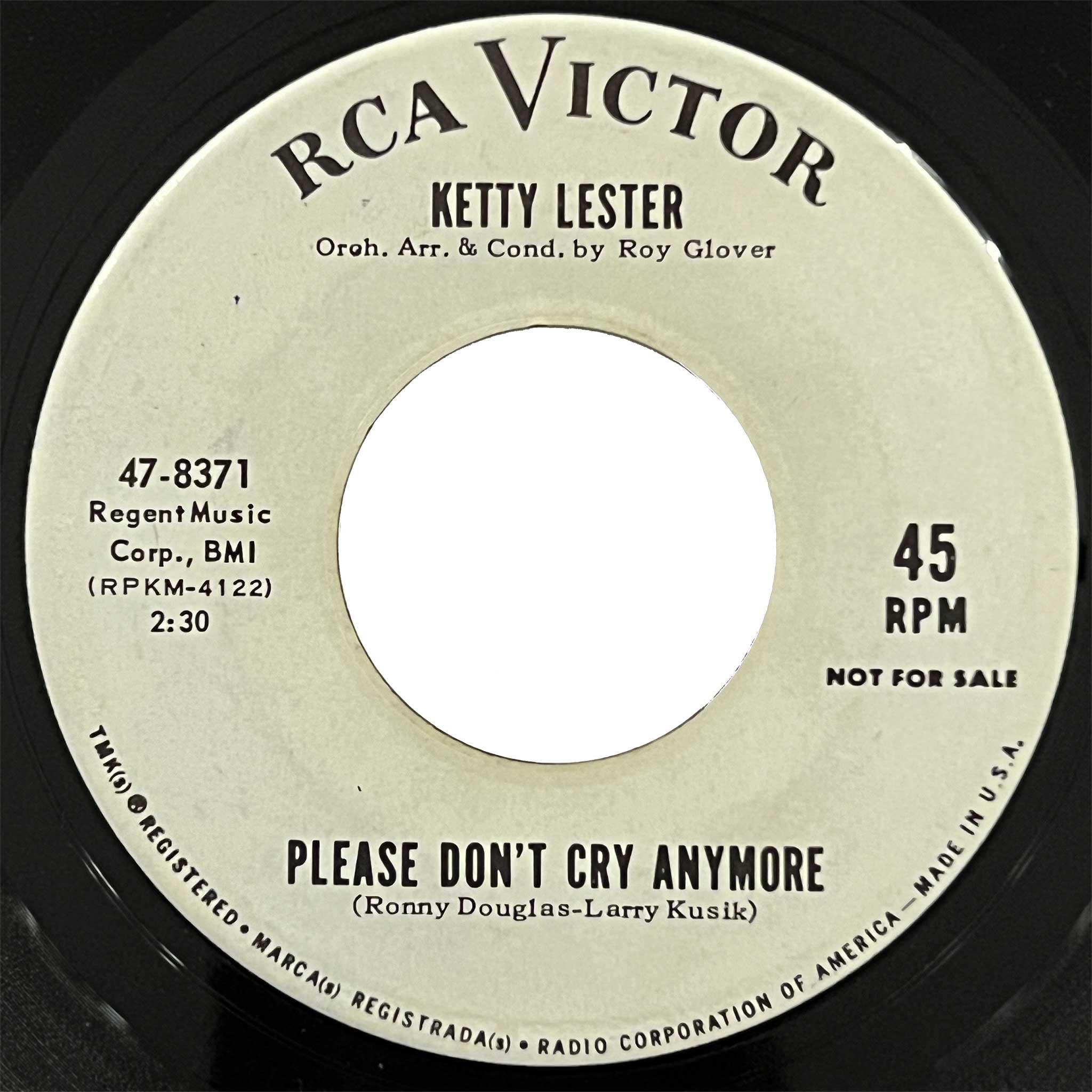 Ketty Lester - Please Don't Cry Anymore