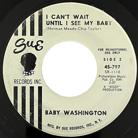 Baby Washington - I Cant Wait Until I See My Baby (promo)