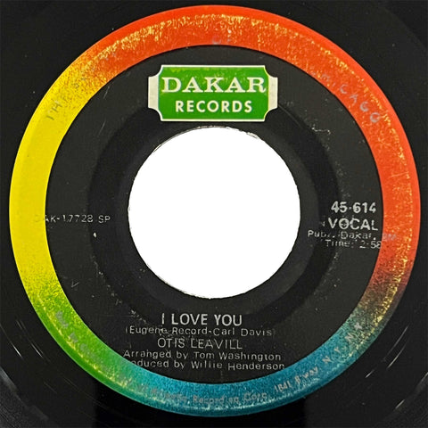 Otis Leavill - I Love You