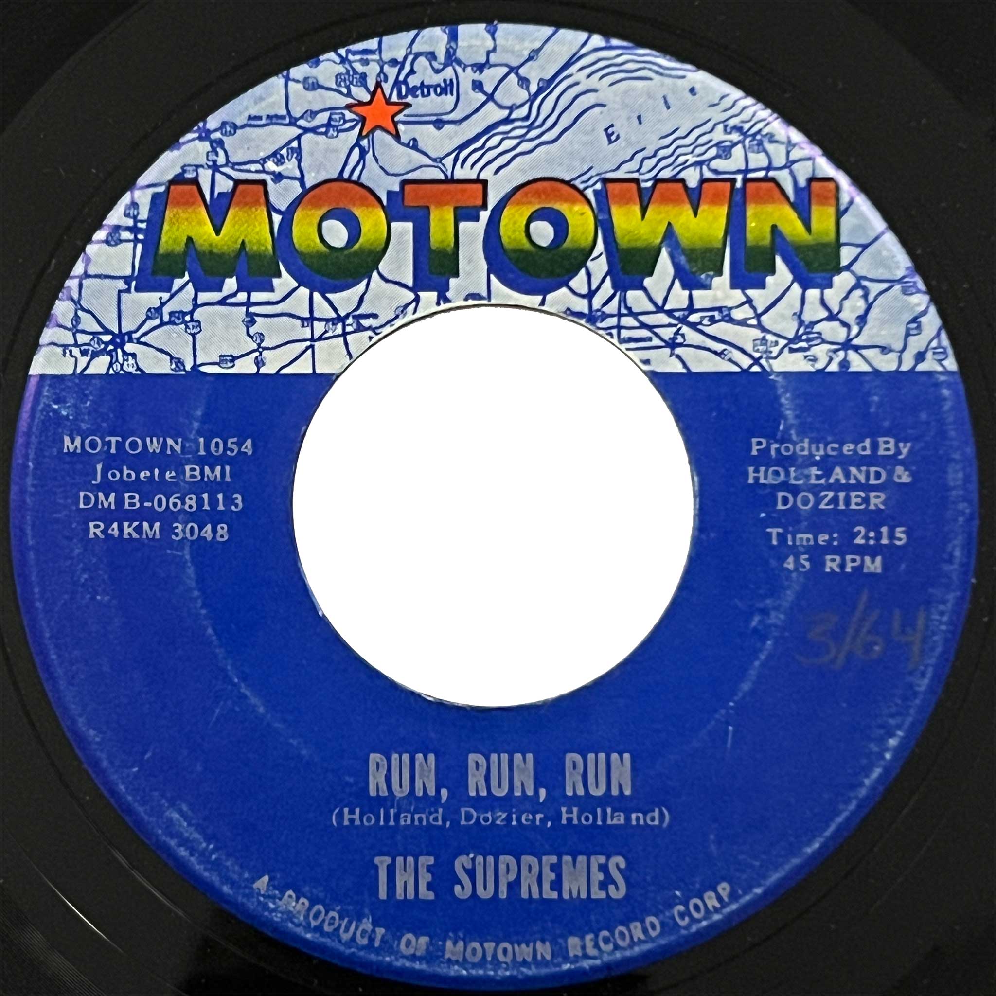 Supremes - Run Run Run (Motown 1054)